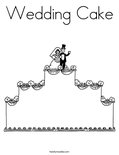 Wedding CakeColoring Page