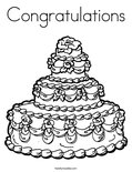 Congratulations Coloring Page