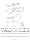 Welcome 2024! Worksheet