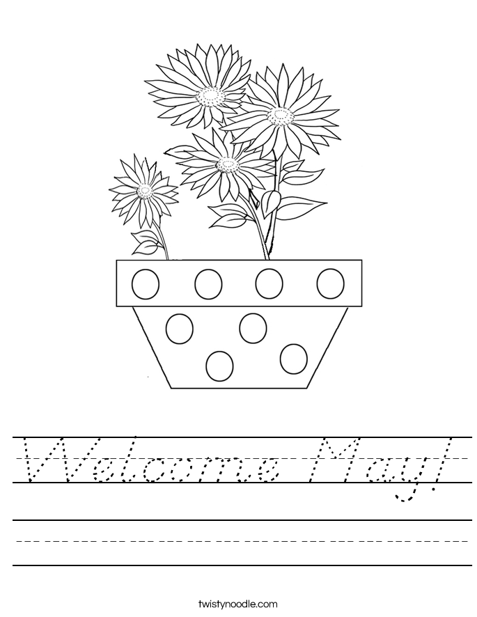 Welcome May! Worksheet