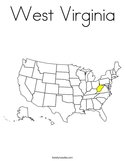 West Virginia Coloring Page