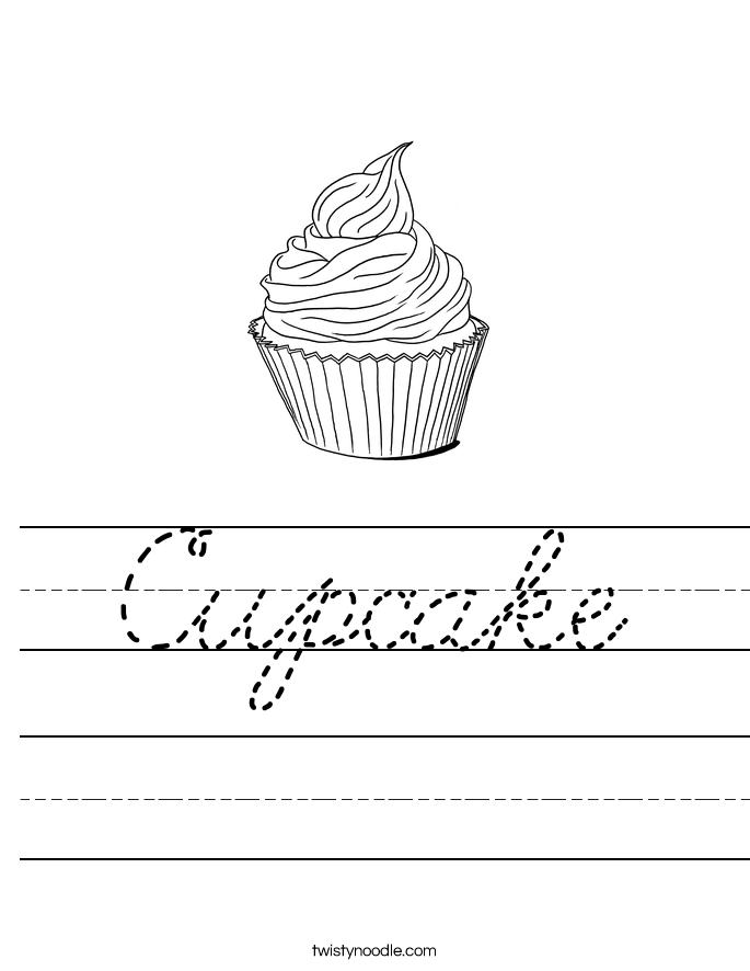 Cupcake Worksheet