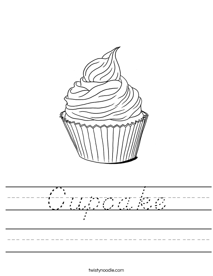 Cupcake Worksheet