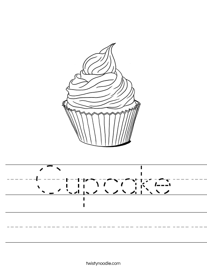 Cupcake Worksheet