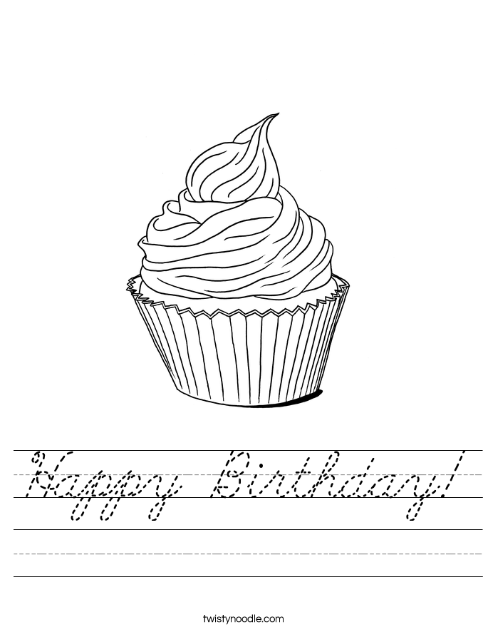 Happy Birthday! Worksheet