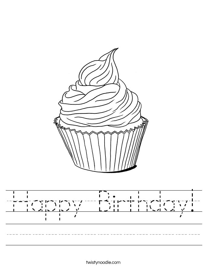 Happy Birthday! Worksheet