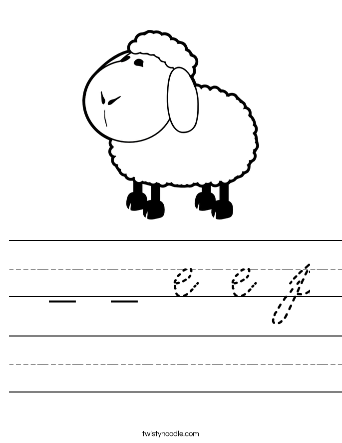 _ _ e e p Worksheet