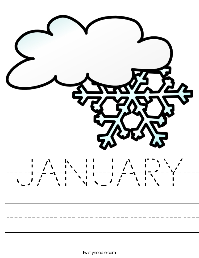 JANUARY Worksheet