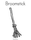 Broomstick Coloring Page