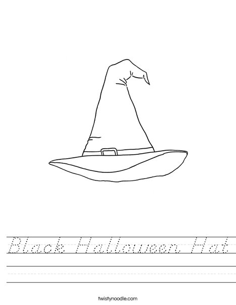 Witch's Hat Worksheet