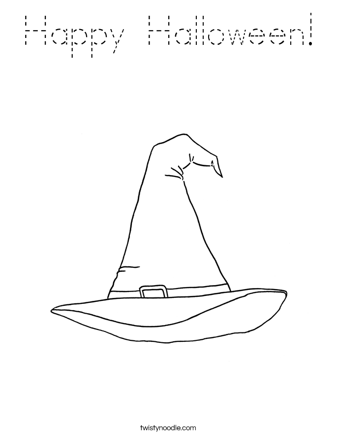 Happy Halloween! Coloring Page