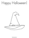 Happy Halloween! Coloring Page