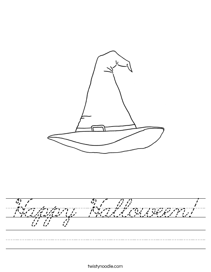 Happy Halloween! Worksheet