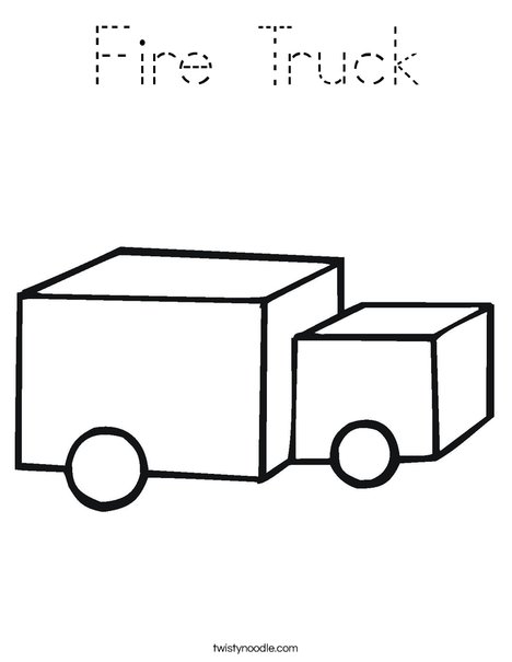 Wooden Blocks Coloring Page