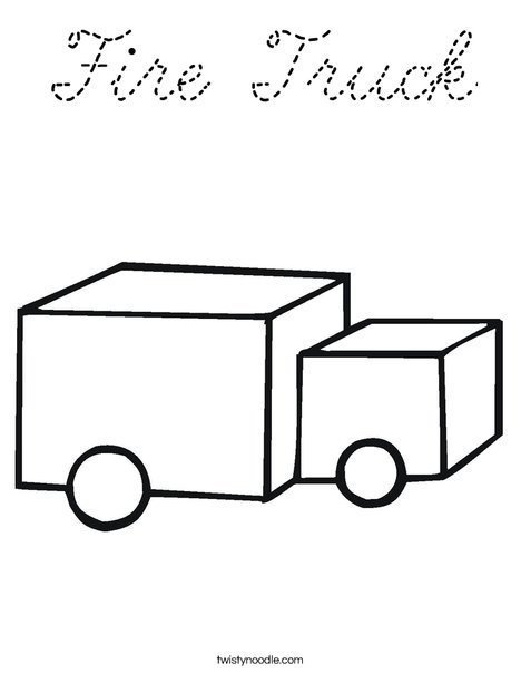 Wooden Blocks Coloring Page