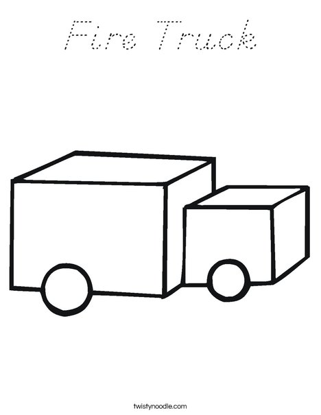 Wooden Blocks Coloring Page