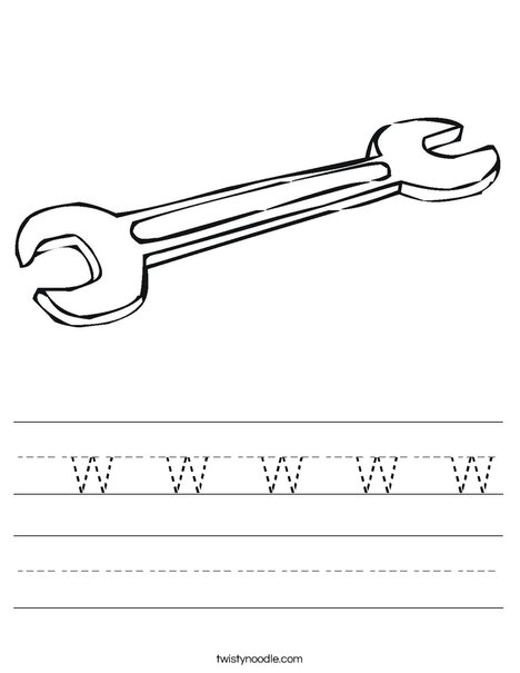 Wrench Worksheet