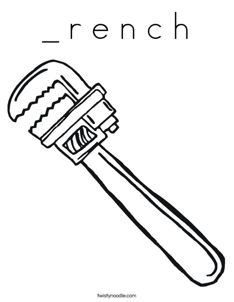 Wrench1 Coloring Page