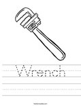Wrench Worksheet