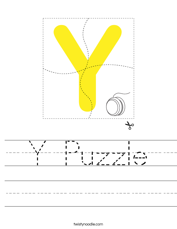 Y Puzzle Worksheet