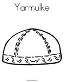 Yarmulke Coloring Page