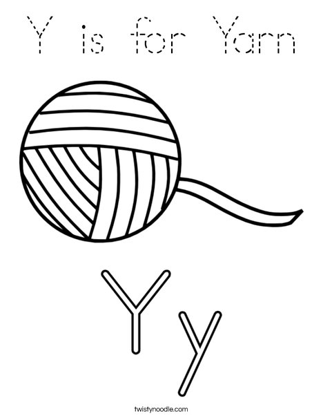 Yarn Coloring Page