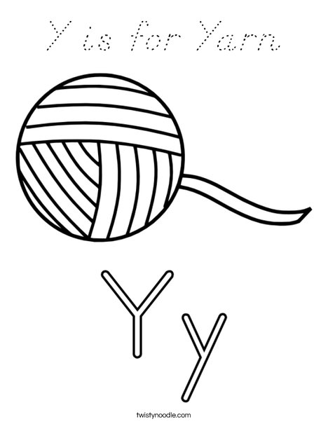 Yarn Coloring Page