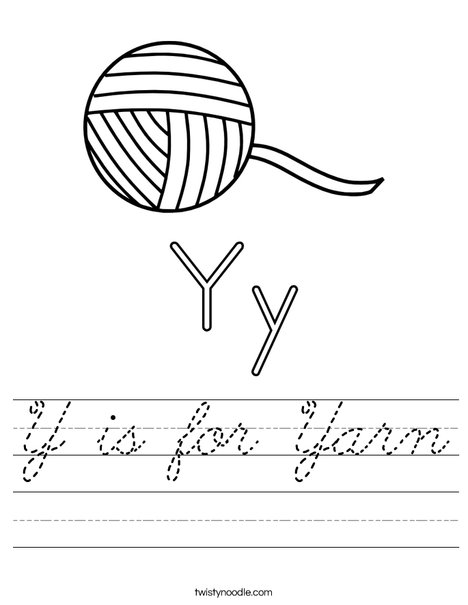 Yarn Worksheet