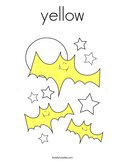 yellow Coloring Page