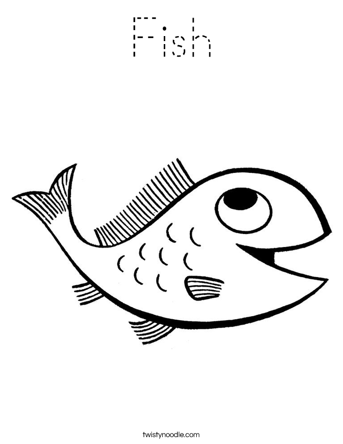 Fish Coloring Page
