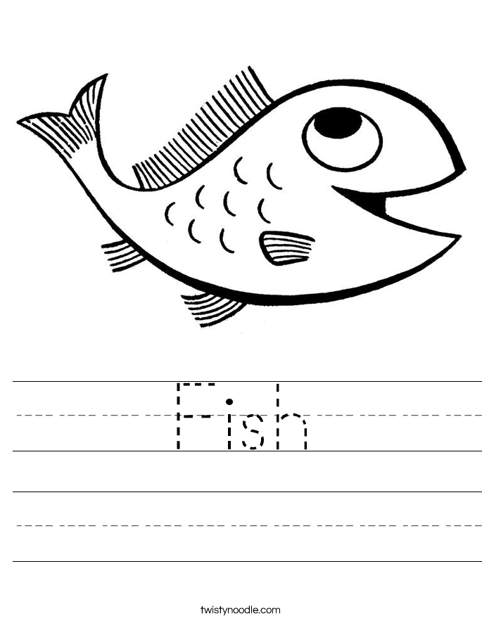 Fish Worksheet