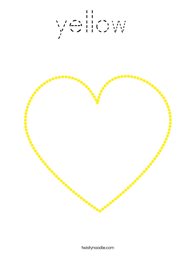 yellow  Coloring Page