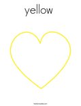 yellow  Coloring Page