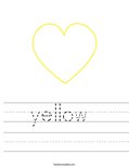 yellow  Worksheet