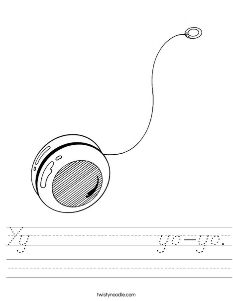 Yo-Yo Worksheet