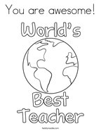 coloring pages teacher appreciation day