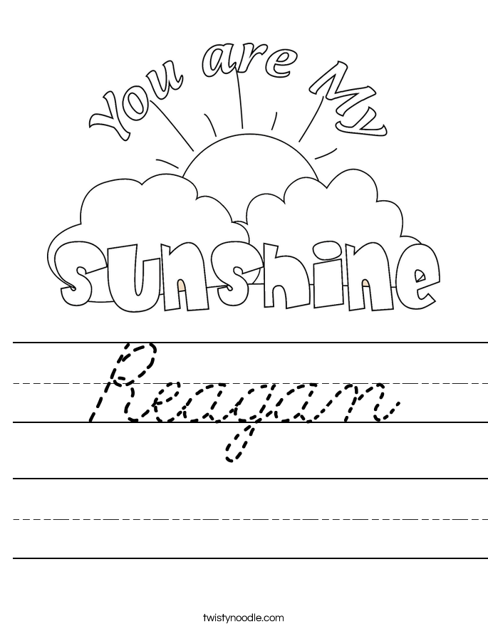 Reagan Worksheet