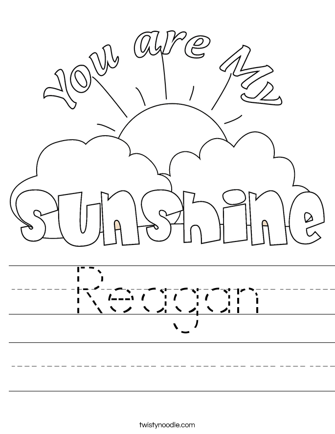 Reagan Worksheet