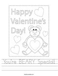 You're BEARY Special! Worksheet
