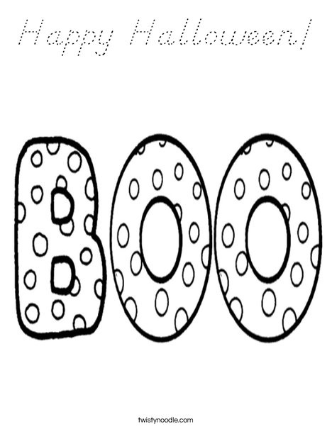 You've been Boo'd! Coloring Page