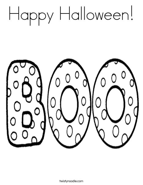 You've been Boo'd! Coloring Page