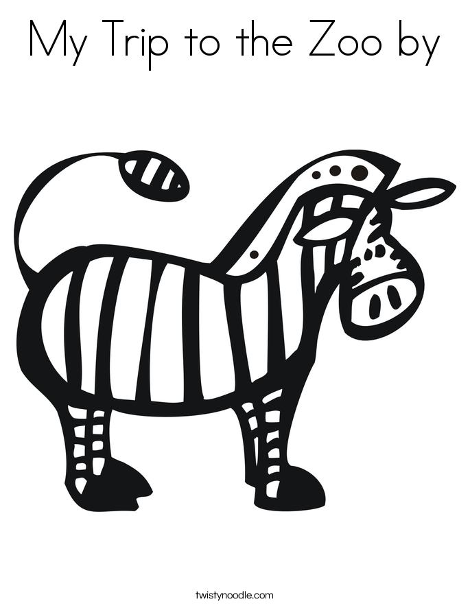 My Trip to the Zoo by Coloring Page