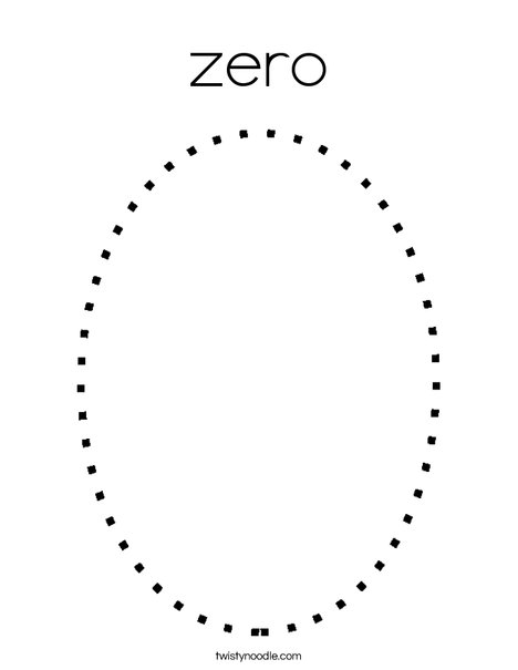 zero coloring page twisty noodle