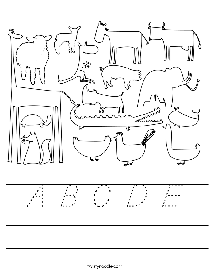 A B C D E Worksheet